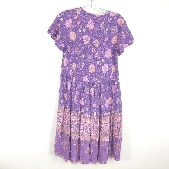 Spell inspired boho floral lavender dress - Picture 6 of 6